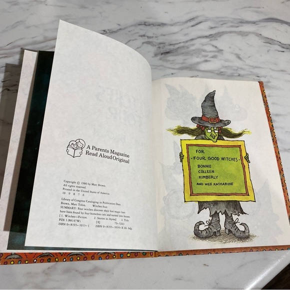 Vintage Witches Four book Marc Brown Halloween story book hardcover - Picture 3 of 8